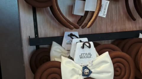 Disney Parks Star Wars Princess Leia Minnie Mouse Ears Headband #shorts