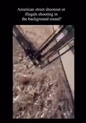 Kid at playground records shootout while running for safety