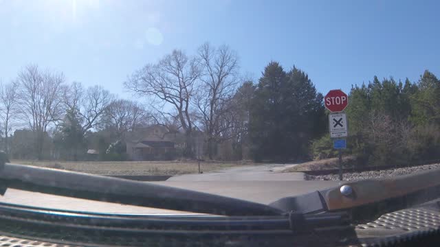 CSX No. 2036 Passing A Railroad Crossing Dashcam Video 3-8-21