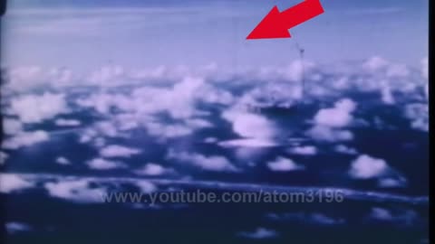 UFO recorded during an atomic bomb blast