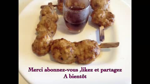 QUICK AND EASY JAPANESE SKEWER RECIPE - RECETTE DE BROCHETTE JAPONAISE RAPIDE ET FACILE