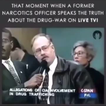FORMER NARCOTICS OFFICER SPEAKS THE TRUTH ABOUT THE DRUG WAR CIA INVOLVEMENT IN DRUG TRAFFICKING.