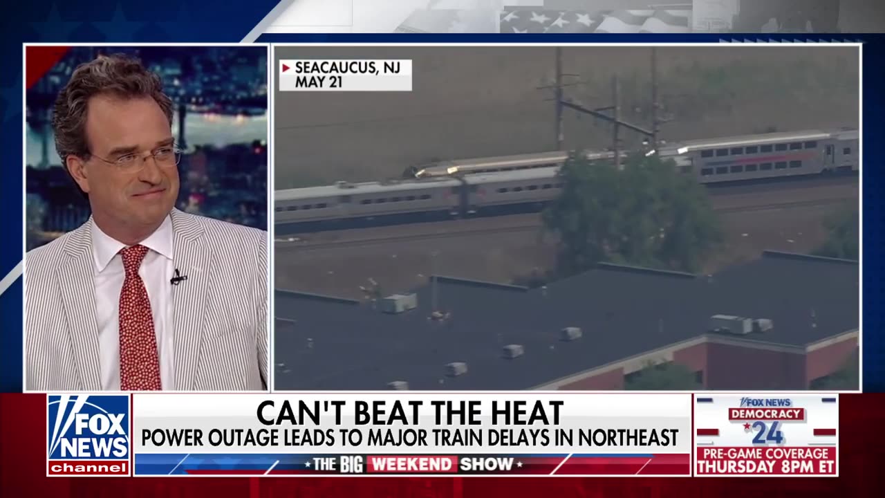 ‘OFF THE RAILS’: Electric trains stall in summer heat