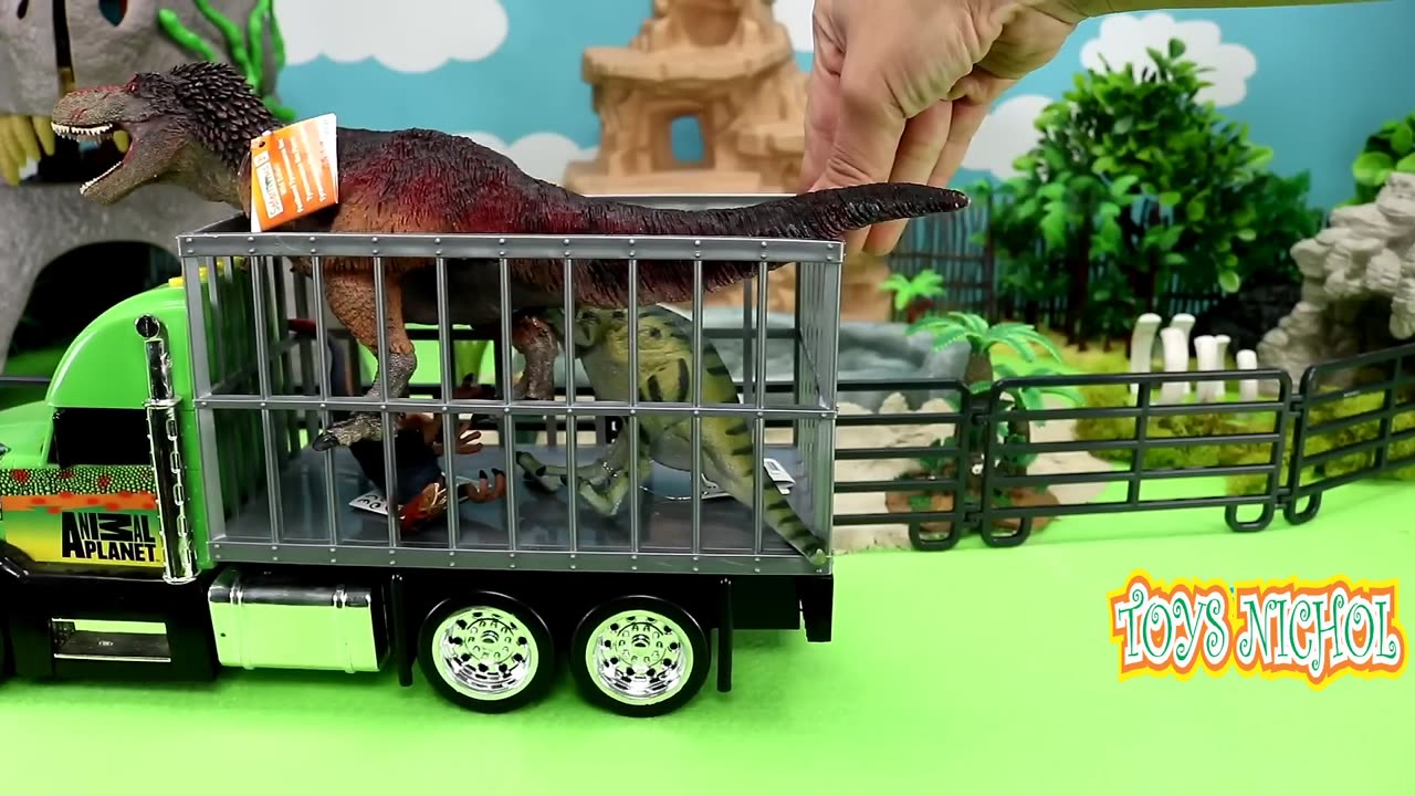 Make High Fence Out of Wood to Keep the Dinosaurs From Leaving the Cage