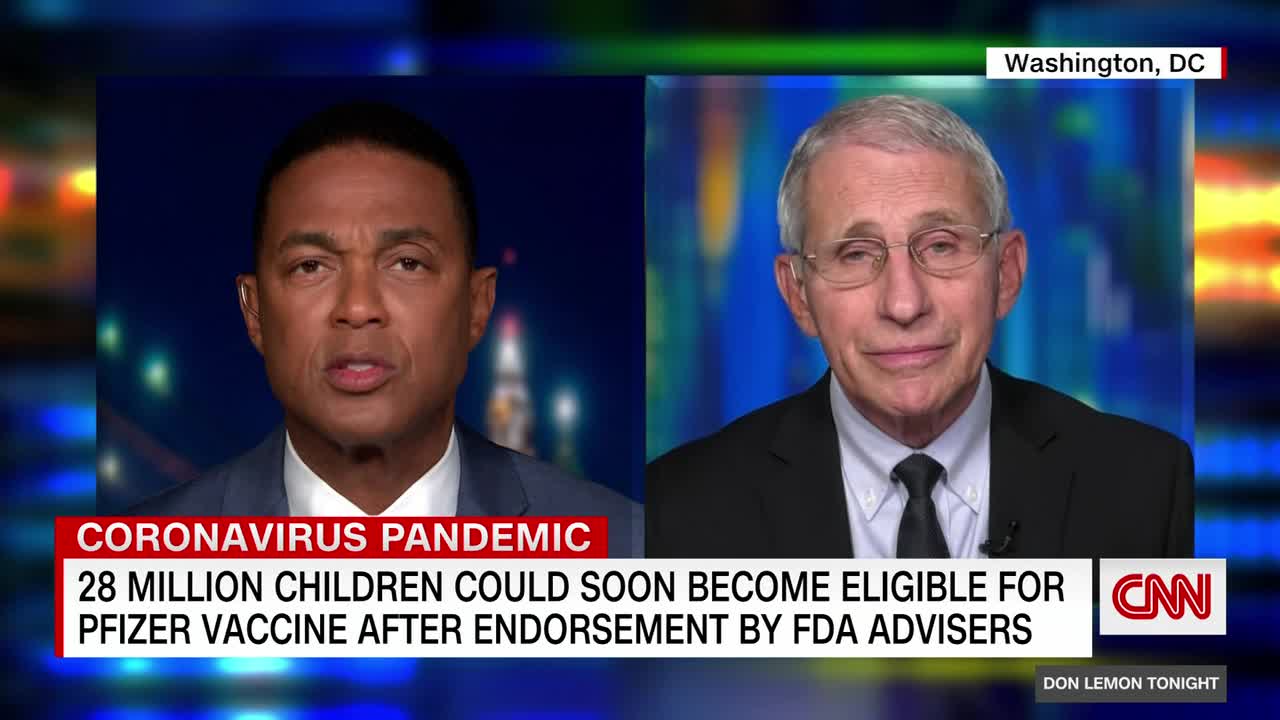 'It would be a good idea to vaccinate the children'- Fauci on vaccines for kids