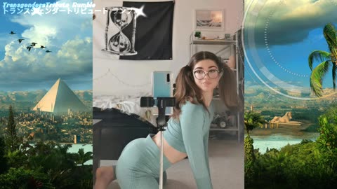 Simple young femboy woman gorgeous