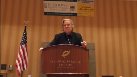 Steve Bannon in Tucson The Establishment Scam