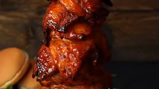 Why have abs, when you can eat this Giant Buffalo Chicken Kebab