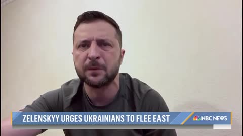 Zelenskyy Urges Residents To Evacuate Eastern Part Of Ukraine