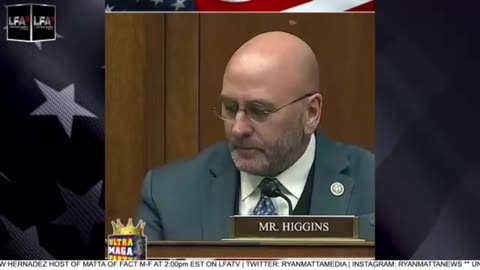 Clay Higgins giving Chris Wray a what for.