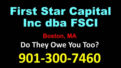 First Star Capital dba FSCI – Boston, MA