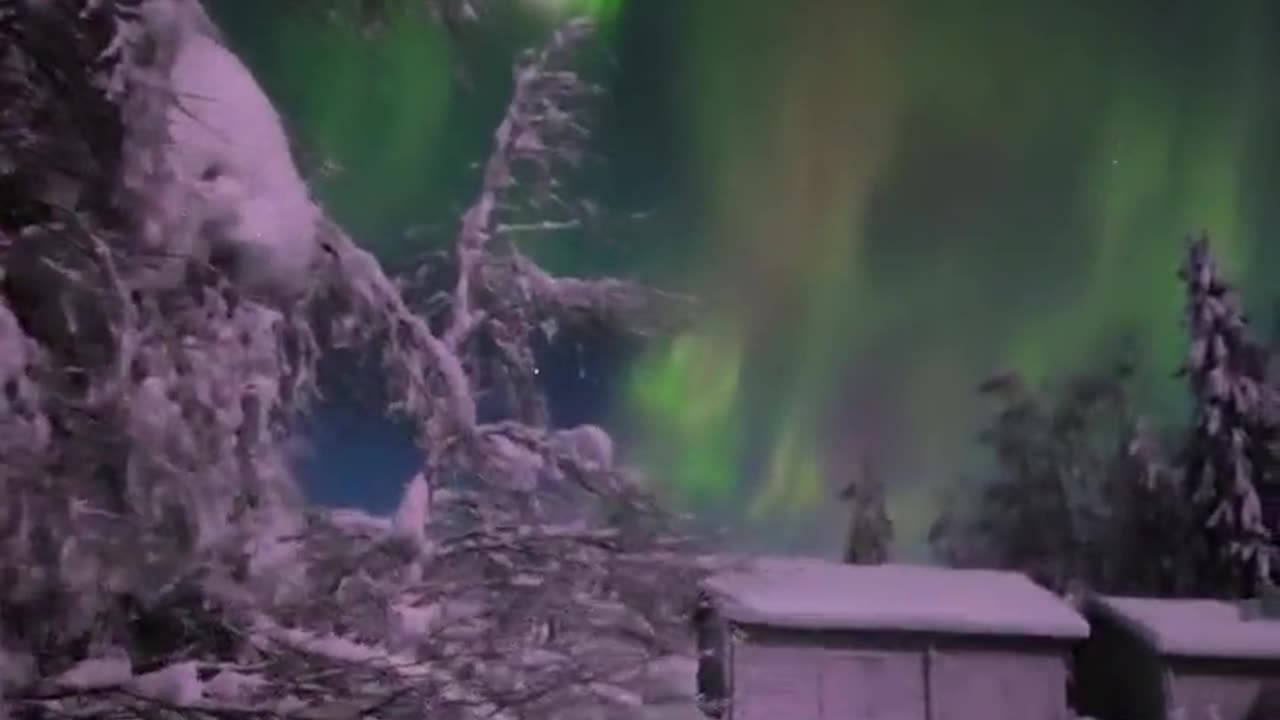 INCREDIBLE VIDEO FROM FINLAND SHOWING THE AURORA BOREALIS