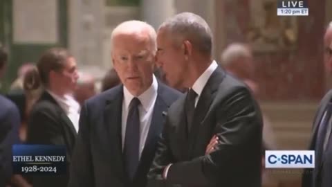 The Democrat Leaders Discuss Kamala Harris at Ethel Kennedy’s Funeral (Parody)