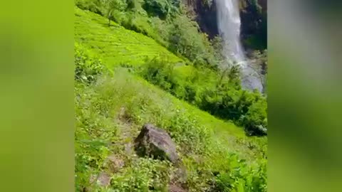 Gartmore Falls in Sri Lanka