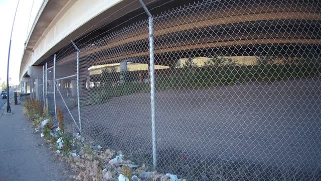 innovative way to keep away homeless underpass cities