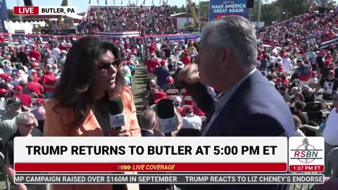 RSBN Interviews: Fmr. LT GOV. of CA Abel Maldonado at Historic Trump Rally in Butler, PA - 10/5/24