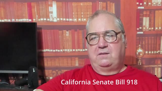 California Senate Bill 918