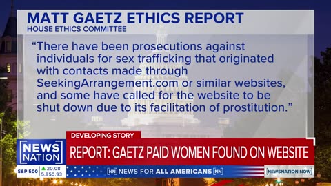 'Sugar daddy, sugar baby' site mentioned in Matt Gaetz ethics report | NewsNation Now