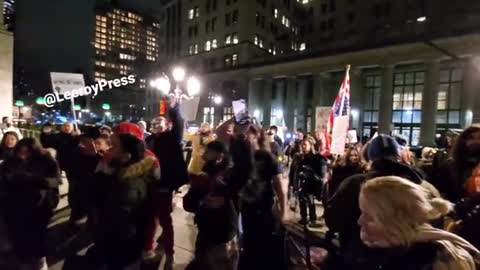 NYC - Last night Protesting for Freedom