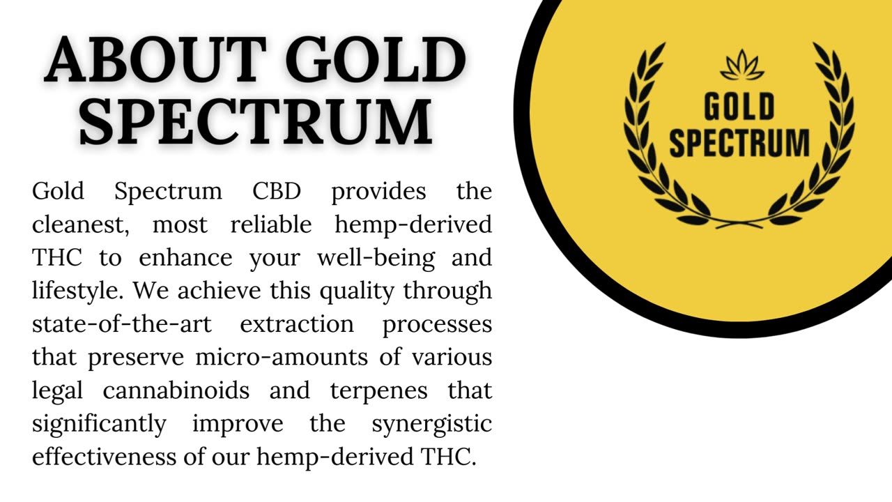 Best THCA Products - Buy from Gold Spectrum