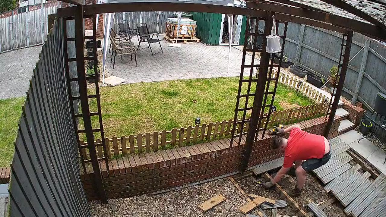 Hammer Slips From Man's Hand and Breaks Window