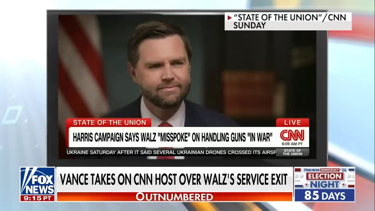 JD Vance faces off with CNN, ABC