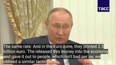 Putin on Russia being blamed for the world food crisis.