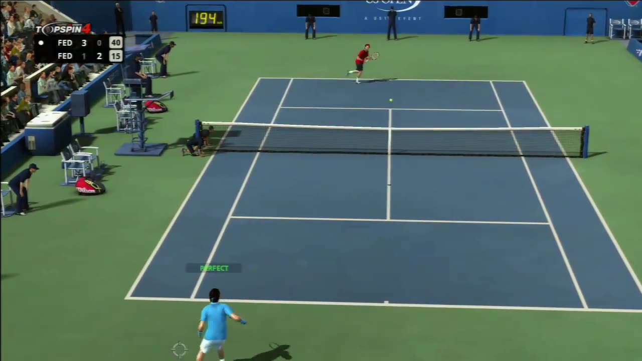 Top Spin 4 Online #15 Federer VS JokerJunfan007 III