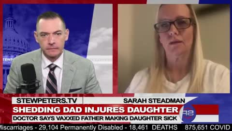 Shedding danger- 12-year-old girl injured by vaxxed dad - 11-18-21