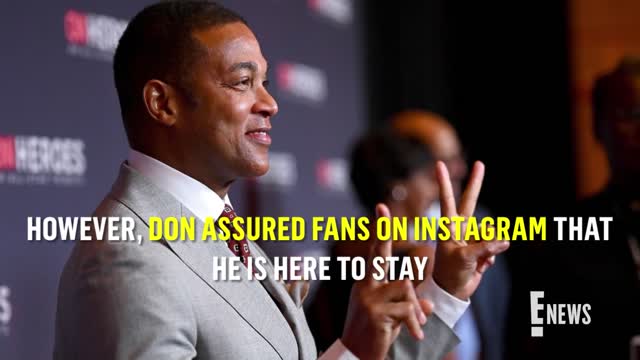 OMG!!! Don Lemon Clarifies Leaving CNN Remark He Made OnAir E News OMG!!!