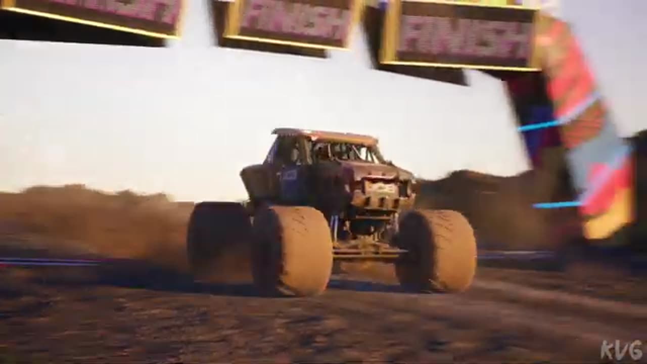 Monster Jam Showdown - JCB DIGatron - Gameplay (PC UHD) [4K60FPS]