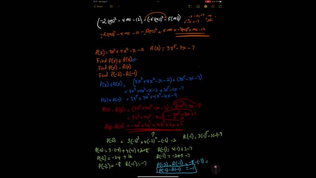 Method to evaluate a Polynomial - Part 3 | Horizontal Operations of Polynomials