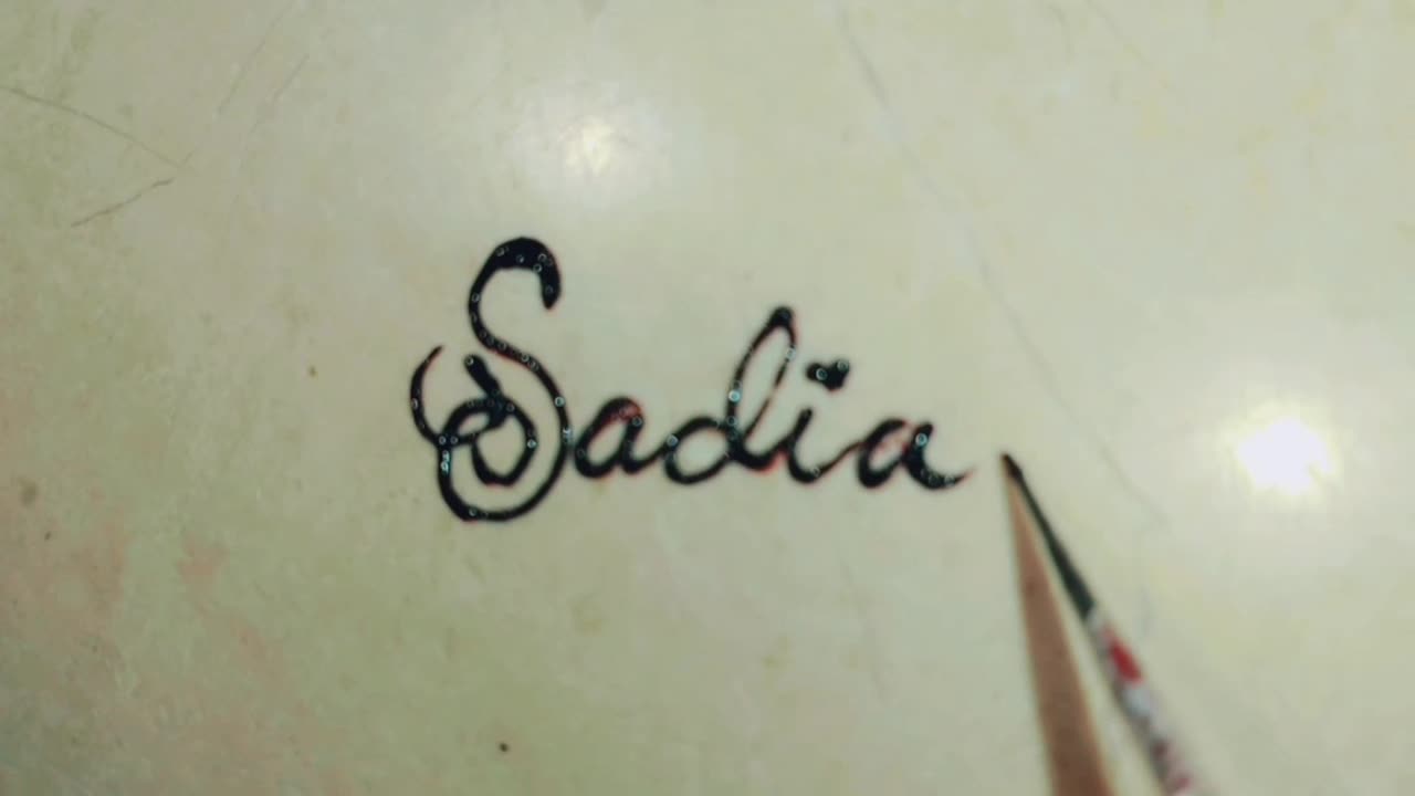 Sadia name mehndhi / next comment