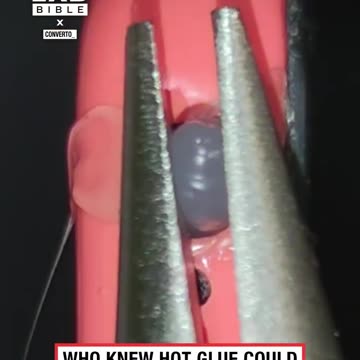 Cleaning audio jack with hot glue