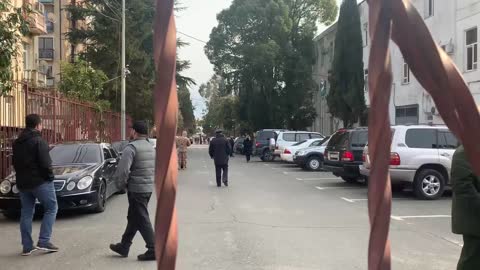 Только что Габелая прошла в здание СГБ - 07.03.2021