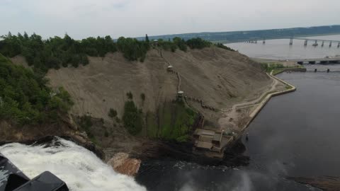 Montmorency Falls Quebec City, Quebec Canada.