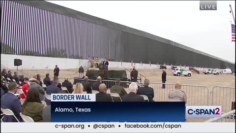 Trump speaks to Border Patrol in Alamo, Texas * Jan. 12, 2021