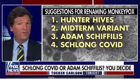 Tucker twitter vot on what to rename monkeypox