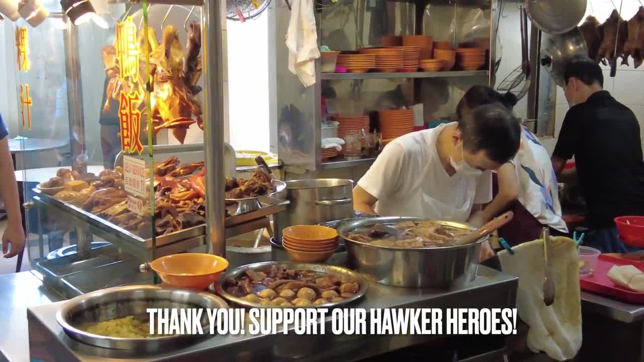 FAMOUS OLD SCHOOL KWAY CHAP AND DUCK RICE I Singapore hawker food