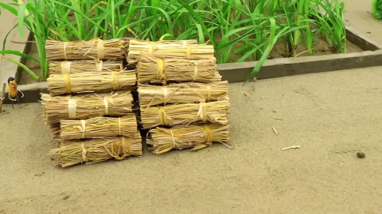 Navratri durga murti mini tractor trolly