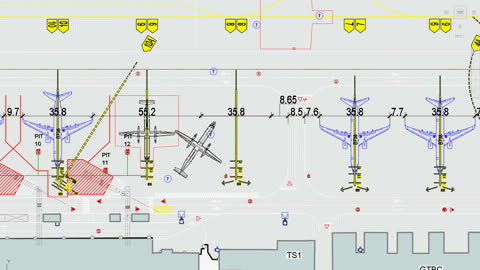 Dash Q400 position 9 left out