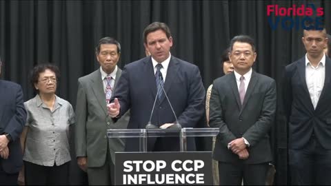 Gov. DeSantis On CCP Land Purchases