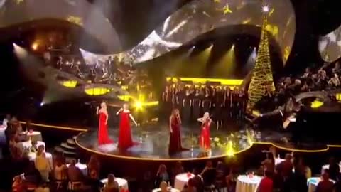 Christmas celebration with Joy to the World