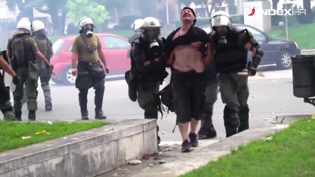 Sukob policije i prosvjednika u Grčkoj