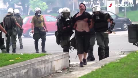 Sukob policije i prosvjednika u Grčkoj