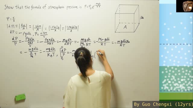 (020)12岁郭承曦用英文开讲《物理化学》，麦克斯韦-波尔斯曼系列_012