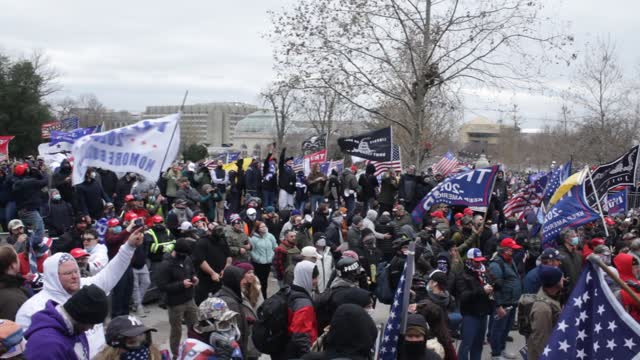 Capitol Building Footage High Def Raw Video At The Scaffolding In Front Of The Captiol Steps