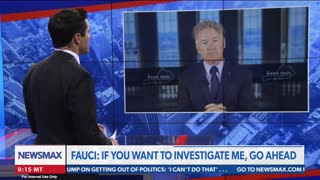 Dr. Rand Paul Responds to Fauci on Rob Schmitt Tonight - July 26, 2022