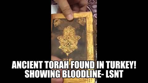 Ancient Torah Found & Extras Showing BLOODLINES of Control