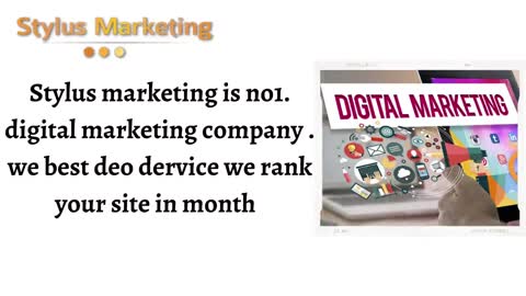 Stylus marketing is no1 digital marketing company we best seo service we rank your site in month